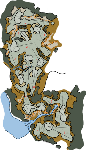 12North course map